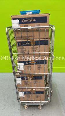 Large Quantity of Plastic Surgical Instrument Trays (Cage Not Included)