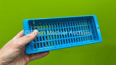 Large Quantity of Plastic Surgical Instrument Trays (Cage Not Included) - 2