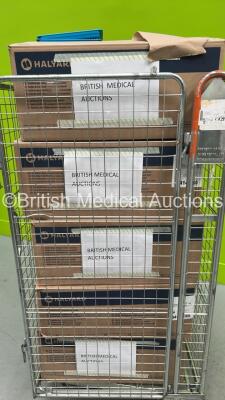 Large Quantity of Plastic Surgical Instrument Trays (Cage Not Included) - 3