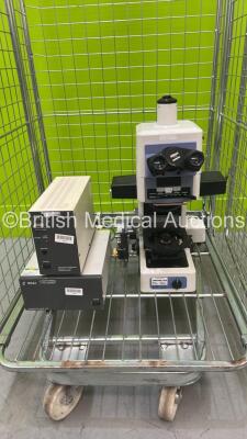 Nikon Eclipse E800 Research Bench Microscope with Microscope Power Unit, Nikon Lamp Power Unit - No Connecting Leads *16542 / 16557 / 16552*