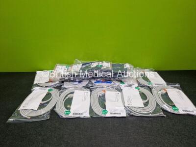 10 x Fukuda Denshi OA-80APR3.5 Air Hoses (Like New in Packaging) with 12 x Fukuda Denshi BP Cuffs