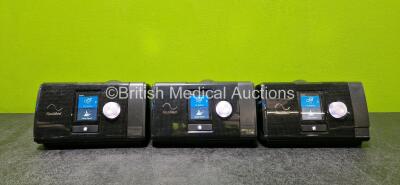 3 x ResMed Airsense 10 Autoset CPAP Units *Mfd 1 x 2021* (All Power Up with Stock Power Supply - Stock Power Supply Not Included, 1 x Missing Humidifier Chamber and Side Cover - See Photos) *SN 23183556194 / 23183509291 / 23211771047*