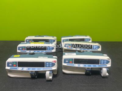 Job Lot Including 1 x Carefusion Alaris Plus GH Syringe Pump, 1 x Cardinal Health Alaris CC Syringe Pump, 4 x Carefusion Alaris GH Syringe Pumps (4 x Powers Up, 2 x Draw power)