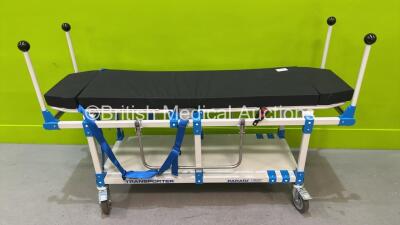 Paraid Ltd Transporter Trolley with Mattress and Straps