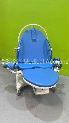 BorCAD PPA-AB36 Electric Birthing Beds with Stirrups, Cushions and Controller (Powers Up) *S/N 2616* - 2