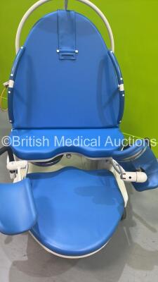 BorCAD PPA-AB36 Electric Birthing Beds with Stirrups, Cushions and Controller (Powers Up) *S/N 2616* - 4