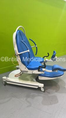 BorCAD PPA-AB36 Electric Birthing Beds with Stirrups, Cushions and Controller (Powers Up) *S/N 2616* - 5