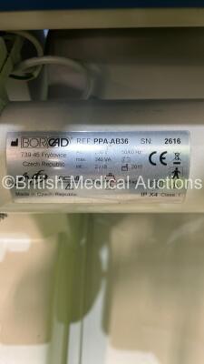 BorCAD PPA-AB36 Electric Birthing Beds with Stirrups, Cushions and Controller (Powers Up) *S/N 2616* - 8