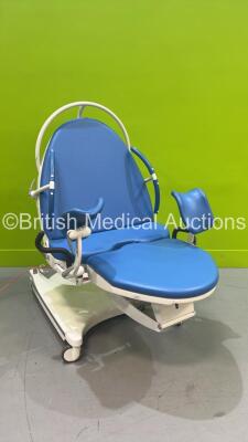 BorCAD PPA-AB36 Electric Birthing Beds with Stirrups, Cushions and Controller (Powers Up) *S/N 2621*