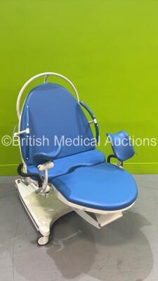 BorCAD PPA-AB36 Electric Birthing Beds with Stirrups, Cushions and Controller (Powers Up) *S/N 2621* - 2