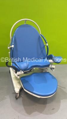 BorCAD PPA-AB36 Electric Birthing Beds with Stirrups, Cushions and Controller (Powers Up) *S/N 2623*