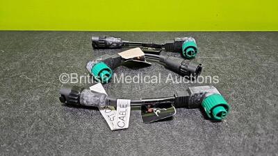 3 x Philips M4740A Internal Paddle Adapter Cables - 2