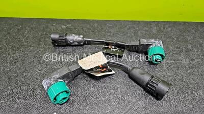 3 x Philips M4740A Internal Paddle Adapter Cables - 3