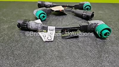 3 x Philips M4740A Internal Paddle Adapter Cables - 4