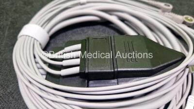 8 x Medke Ref G12107S 10 Lead ECG Lead for Physio Control Lifepak 12 *Mfd - 2021* (Like New in Packaging) - 3