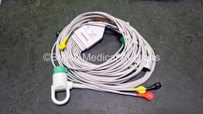 10 x Medke Ref G1215S 10 Lead ECG Leads (Like New In Packaging) - 6