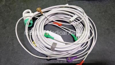 10 x Medke Ref G1215S 10 Lead ECG Leads (Like New In Packaging) - 7