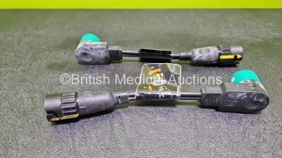 2 x Philips M4740A Internal Paddle Adapter Cables - 3