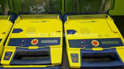 6 x Cardiac Science Powerheart AED G3 Automated External Defibrillators (5 x Power Up) with 5 x LiSO2 Batteries - 3