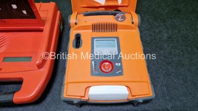 Job Lot Including 1 x Cardiac Science AED Defibrillator (Powers Up) with 1 x LiSO2 Battery and 1 x Cardiac Science Survivalink AED Defibrillator (No Power) with 1 x LiSO2 Battery - 4