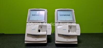 Siemens RAPIDPoint 500 Blood Gas System Ref 05293926 *Both Mfd 2018* (Both Power Up) *HDD Removed* **IR 983**