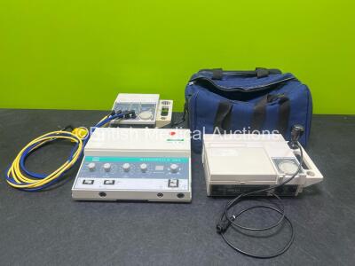 Job Lot of 1 x enraf Sonopuls 464 Ultrasound Therapy Unit, 1 x MS Suction Units Model 69 with Electrode attachments, 1 x EMS Medilink Control Module (All Untested) *71899 / 61159 / 11-552*