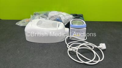 Mixed Lot Including 1 x Testicular Model in Carry Bag, 1 x Fisher & Paykel MR850AEK Respiratory Humidifiers, 1 x Gendex expert DC, 1 x Bag of Various Cables and attachments