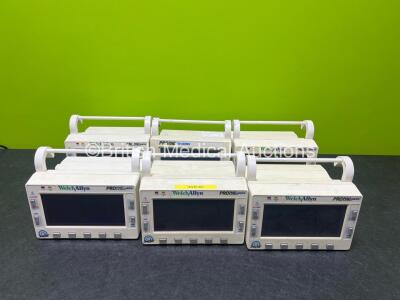 6 x Welch Allyn ProPaq Encore Patient Monitors(All Untested ue to No Power Supply)