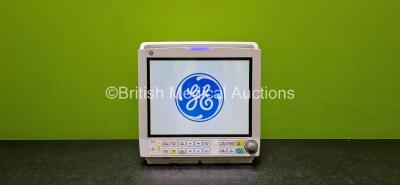 GE Carescape B40 Patient Monitor Including T1/T2, ECG, SpO2, NIBP and Printer Options and 1 x Rechargeable Li-Ion Battery (Powers Up and Missing Case - See Photo) *SN SJF14131248WA*