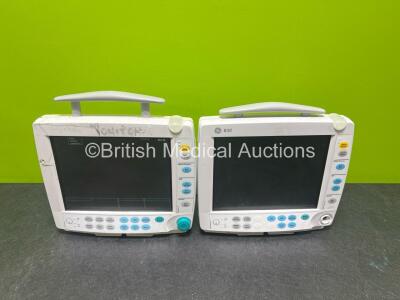 2 x GE B30 Patient Monitors (1 x Powers Up, 1 x No power, Both with Damage to Casing - See Photos)