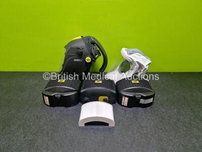 Job Lot Including 1 x Easb G-50 air Helmet with 3 x Air Motor Units and 1 x Drager Helmet *gh*