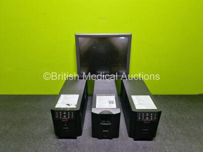 Mixed Lot Including 3 x APC Power Supply units and 1 Elo Monitor