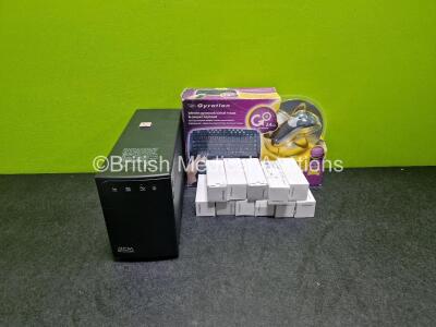 Mixed Lot Including 1 x Gyration Wireless Gyroscopic Mouse, 1 x ECM Powercom Power Supply Unit and 11 x Reister Latex Bulbs