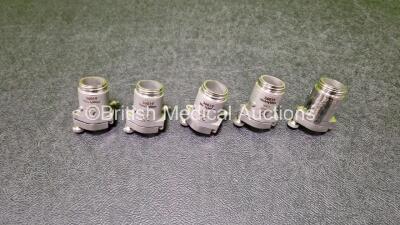 5 x Welch Allyn Fiber-Optic Light Heads 36019 - 2