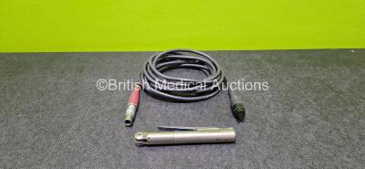 ConMed Hall Micropower 6020-022 Sagittal Saw Handpiece with 1 x ConMed Cable Ref MC5057 *SN LAA00286*