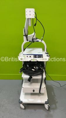 Olympus WM-NP2 Stack Trolley with Olympus UPD-3 Position Detecting System and 3 x Stack Connecting Cables (Both Power Up) *21728160 / 7044768*