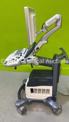 GE Logiq S8 XDclear Flat Screen Ultrasound Scanner Ref 5669845 *S/N 501435SU2* **Mfd 2016-12** Software Version R3 Software Revision 2.1 with Sony UPD898MD (Powers Up) ***IR058*** - 5