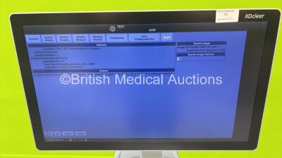 GE Logiq S8 XDclear Flat Screen Ultrasound Scanner Ref 5669845 *S/N 501435SU2* **Mfd 2016-12** Software Version R3 Software Revision 2.1 with Sony UPD898MD (Powers Up) ***IR058*** - 11