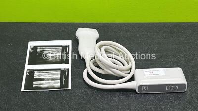 Philips L12-3 Ultrasound Transducer / Probe *See Photo for Scan Picture*