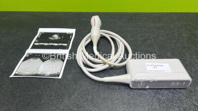 Philips S5-1 Ultrasound Transducer / Probe *See Photo for Scan Picture*