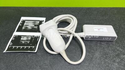 Philips L12-3 Ultrasound Transducer / Probe *See Photo for Scan Picture*