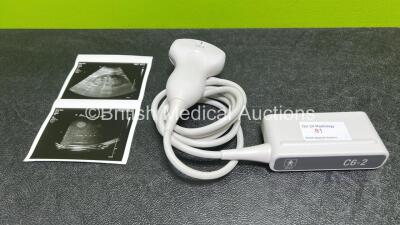 Philips C6-2 Ultrasound Transducer / Probe *See Photo for Scan Picture*