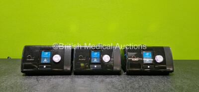 3 x ResMed Airsense 10 Elite CPAP Units with 1 x Power Supply (All Power Up and 1 x Missing Humidifier Chamber - See Photo) *SN 23192954539 / 23183495448 / 23192832031*