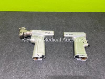 Job Lot Including 1 x Stryker 7 Sagittal Cordless Driver 7208000000 and 1 x Stryker CD4 Rotary Cordless Handpiece 4405000000