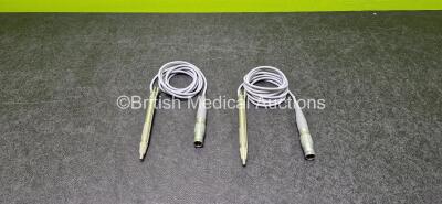 2 x Amo Phaco Handpieces (1 x Dented Tip - See Photo) *SN SOV79483 / SOV79847*