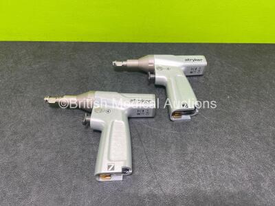 2 x Stryker Recip Cordless Driver 7206000000 *SN 1706714223 / 1707200193*