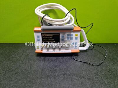 Drager Oxylog 3000 Plus Transport Ventilator Software Version 01.06 *Mfd - 2016* (Powers Up) with Power Supply *SN ASJK0087*