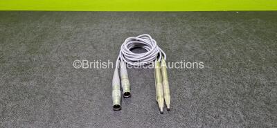 2 x Amo Phaco Handpieces (Both Dented Tips - See Photo) *SN SOV79830 / SOV70197*