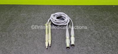 2 x Amo Phaco Handpieces (Both Dented Tips - See Photo) *SN SOV79832 / SOV70649*