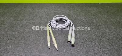 2 x Amo Phaco Handpieces (1 x Dented Tip - See Photo) *SN SOV70647 / SOV79845*